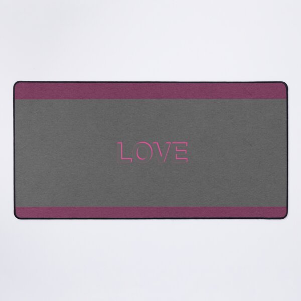 Item preview, Soft Striped Love Text Minimalist Design designed and sold by IntelliMindDesigns.