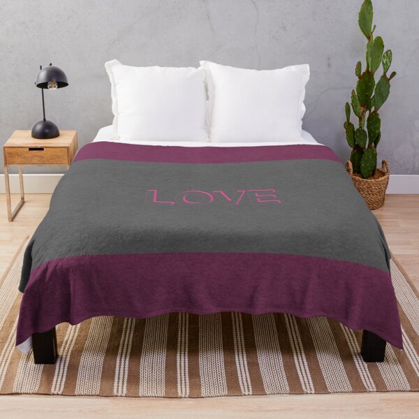 Item preview, Soft Striped Love Text Minimalist Design designed and sold by IntelliMindDesigns.
