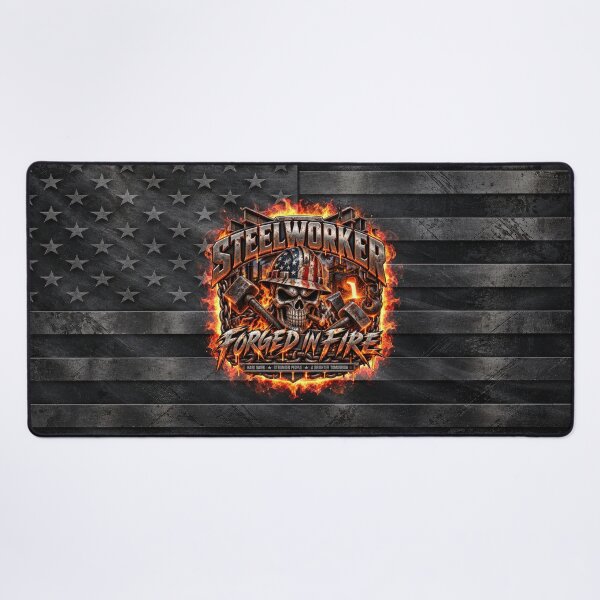 Item preview, Steelworker Forged In Fire – No Quit Blue Collar All Day designed and sold by artistwill.