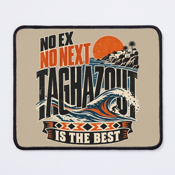 Item preview, Taghazout Morocco Brutalist Surf – Vintage Wave Streetwear designed and sold by AmiGraph.