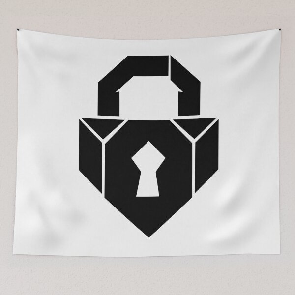 Item preview, Cybersecurity Padlock Geometric Design designed and sold by matybrak.