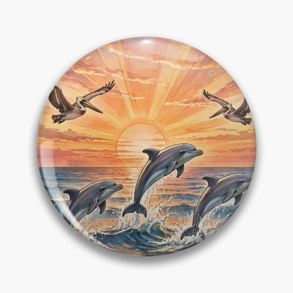 Item preview, Dewey Beach Delaware Dolphins designed and sold by FitEnvy.