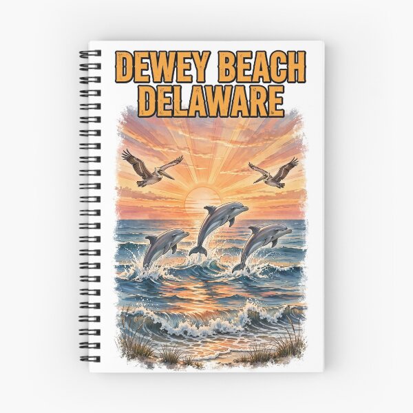 Item preview, Dewey Beach Delaware Dolphins designed and sold by FitEnvy.