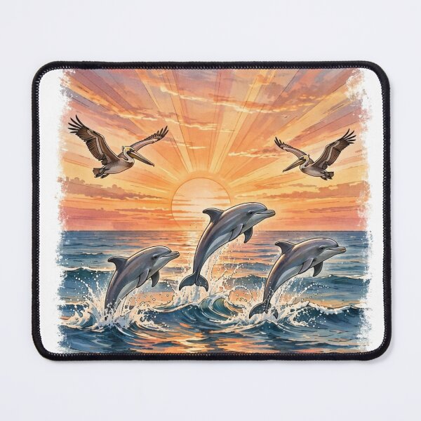 Item preview, Dewey Beach Delaware Dolphins designed and sold by FitEnvy.