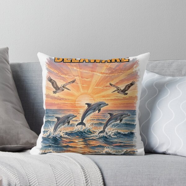 Item preview, Dewey Beach Delaware Dolphins designed and sold by FitEnvy.