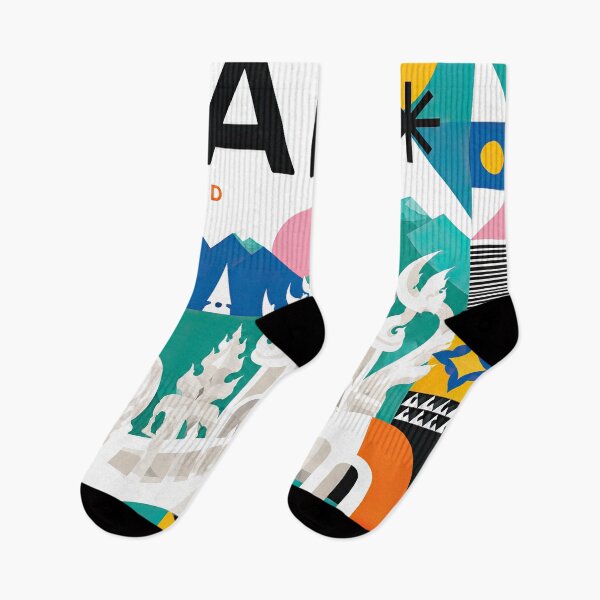 Item preview, Colorful geometric illustration celebrating Chiang Rai, Thailand designed and sold by ckybe.