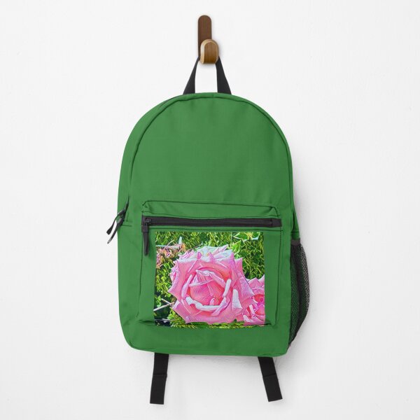 Item preview, Pink Rose Bloom - Stylized Botanical Art designed and sold by BalkanBloomArt.