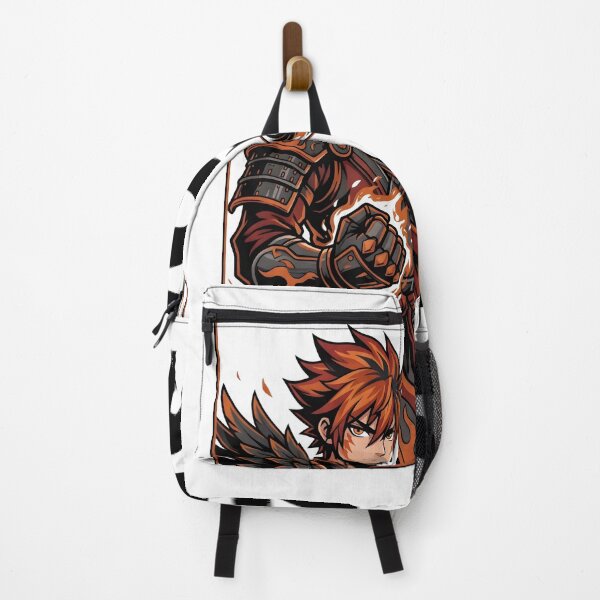 Item preview, Flame Warrior Anime Fighter Fiery Fantasy Art designed and sold by StickerNestYou.