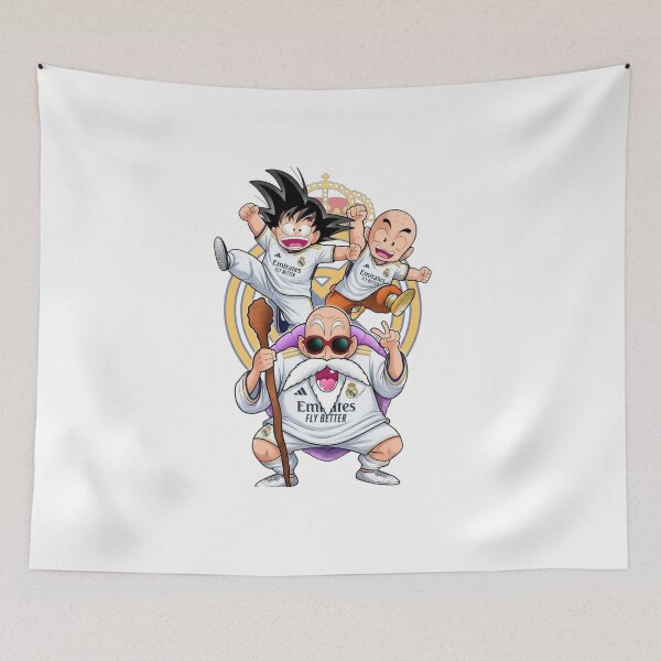 Item preview, Dragon Ball Super Real Madrid Soccer Fan Art designed and sold by annaarthk.