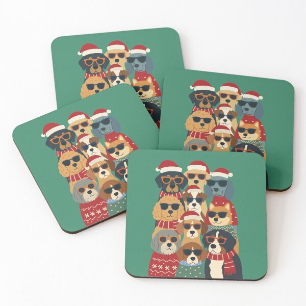 Item preview, Funny Christmas Dogs – Cute Holiday Dog Christmas Design designed and sold by station-one.