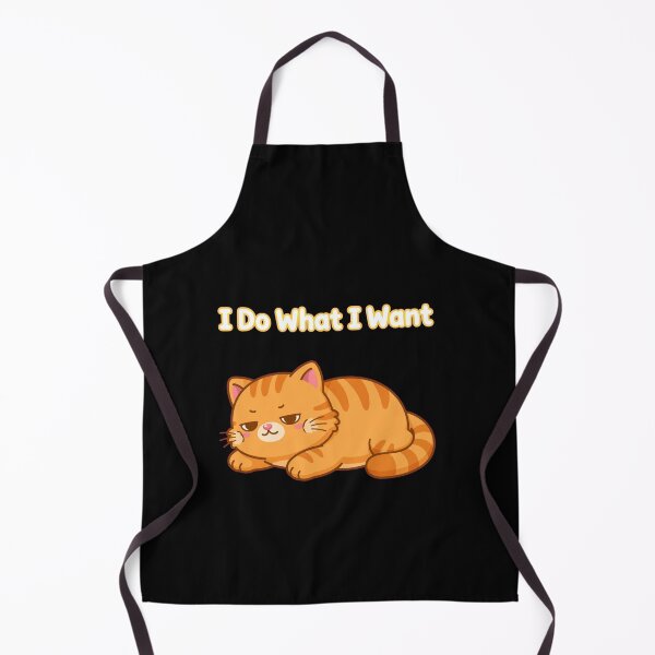 Item preview, Cute Funny I Do What I Want Cat Quote designed and sold by Ink-CanvasIC.