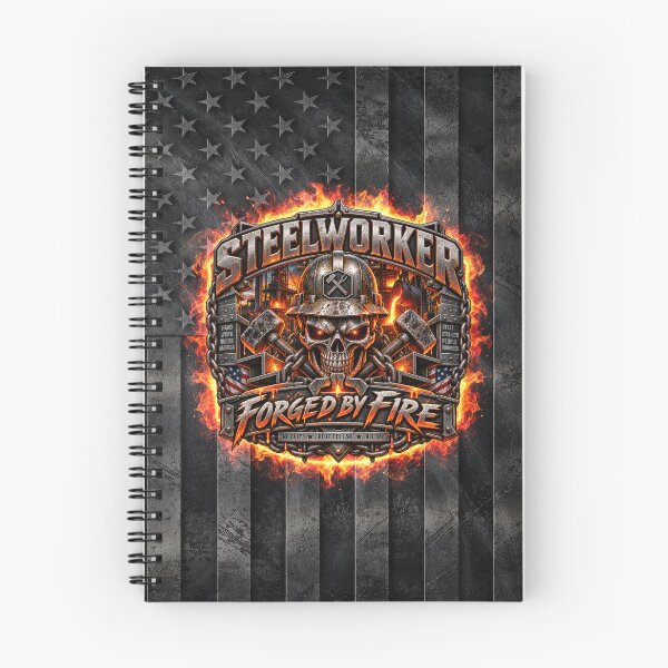 Item preview, Steelworker Forged by Fire – No Quit Blue Collar All Day designed and sold by artistwill.