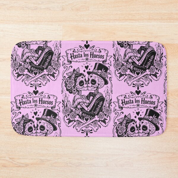Item preview, Day Of The Dead Skeleton Couple Kissing Art designed and sold by Skulls & Calaveras.