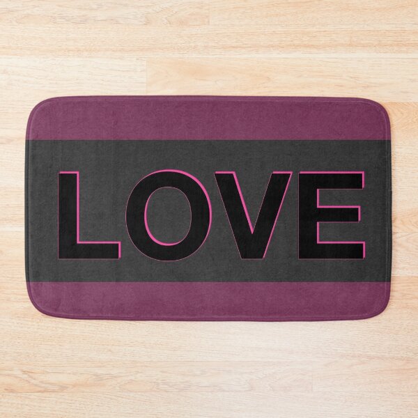 Item preview, Bold Black LOVE Text with Color Borders designed and sold by IntelliMindDesigns.