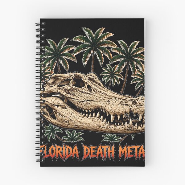 Item preview, Florida Death Metal — Swamp Grin Gator Skull designed and sold by Death Metal Hippie.
