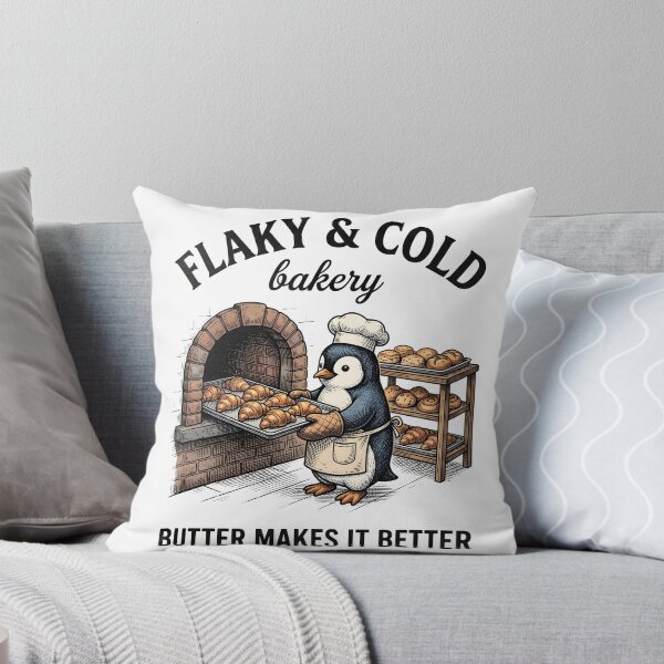 Item preview, Adorable Penguin Chef Cozy Bakery Food Art designed and sold by StickerNestYou.