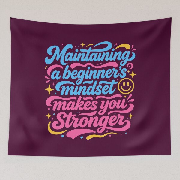 Item preview, Maintaining A Beginners Mindset Fluid Smile Symbol designed and sold by Hotfresh.