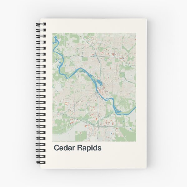 Item preview, Cedar Rapids Minimalistic Map Art designed and sold by MapsNerd.