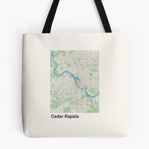 Item preview, Cedar Rapids Minimalistic Map Art designed and sold by MapsNerd.