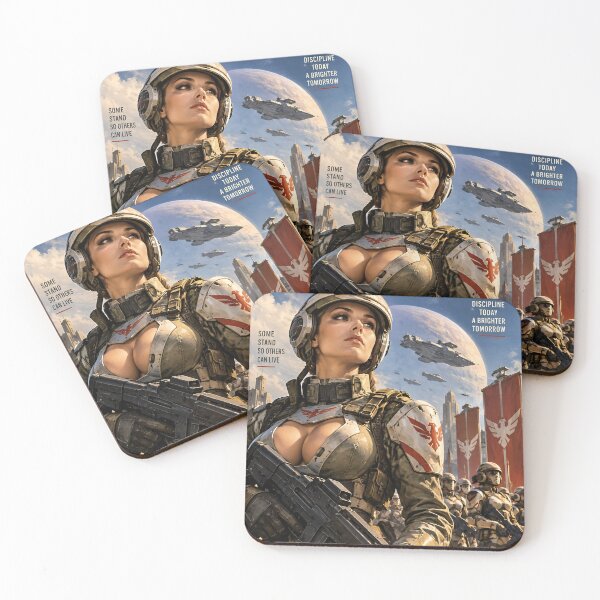 Item preview, Science Fiction Poster: Soldier of The Line designed and sold by Moviebuff91.