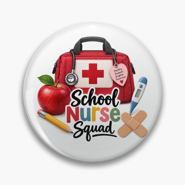Item preview, School Nurse Squad Essentials Sticker designed and sold by SFCircus.