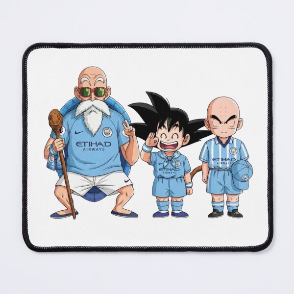 Item preview, Dragon Ball Manchester City Soccer Fan Art designed and sold by annaarthk.