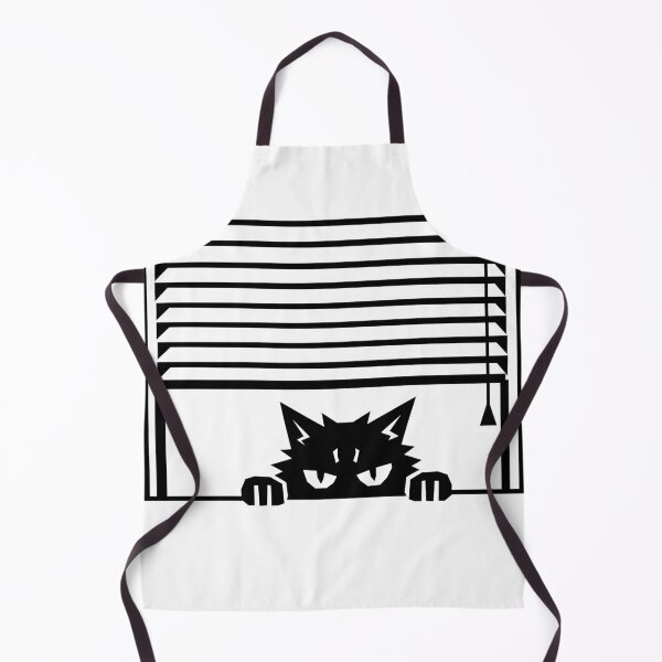 Item preview, Suspicious Cat Peeking Through Window Blinds designed and sold by matybrak.