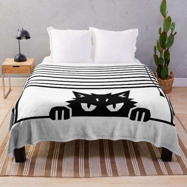 Item preview, Suspicious Cat Peeking Through Window Blinds designed and sold by matybrak.