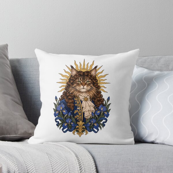 Item preview, Sun King Louis XIV Sun Cat Art designed and sold by Old's Cool Cat Studio.