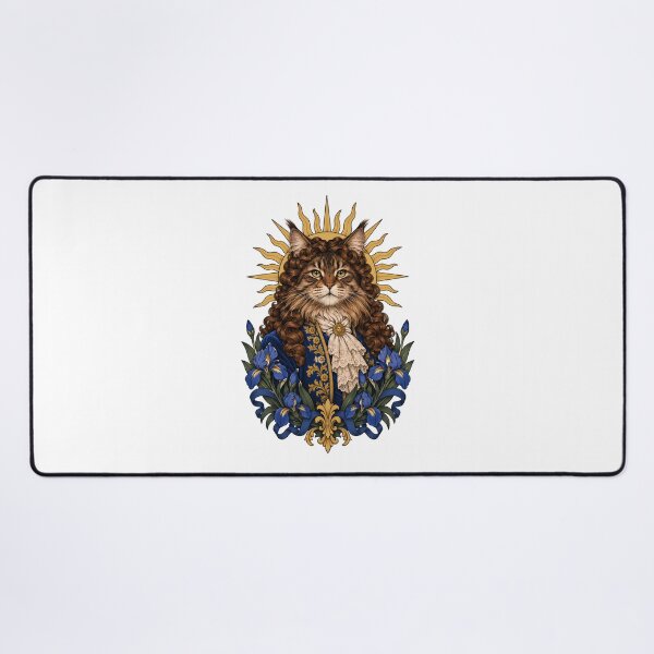 Item preview, Sun King Louis XIV Sun Cat Art designed and sold by Old's Cool Cat Studio.