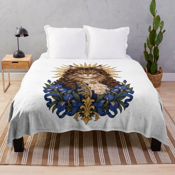 Item preview, Sun King Louis XIV Sun Cat Art designed and sold by Old's Cool Cat Studio.