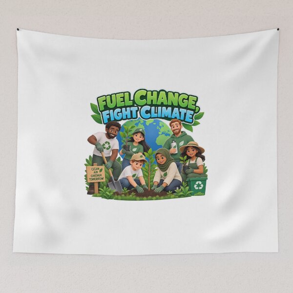 Item preview, Fuel Change, Fight Climate designed and sold by Mystik-Media.
