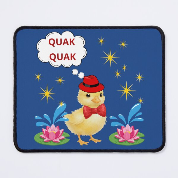 Item preview, Chic Duckling with Red Hat designed and sold by DidiDesignShop.