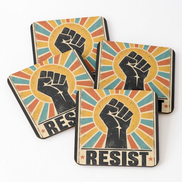 Item preview, Retro Resist Raised Fist – Vintage Protest Graphic designed and sold by WILLIAMS-BR.