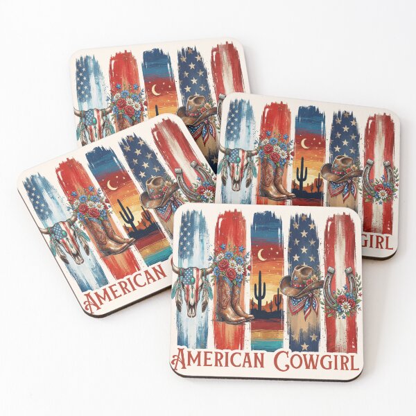 Item preview, Western American Cowgirl Brushstroke designed and sold by legendaryskins.