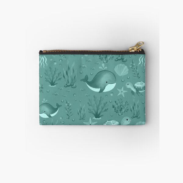 Item preview, Watercolor Ocean Friends Seamless Pattern designed and sold by SheHood.