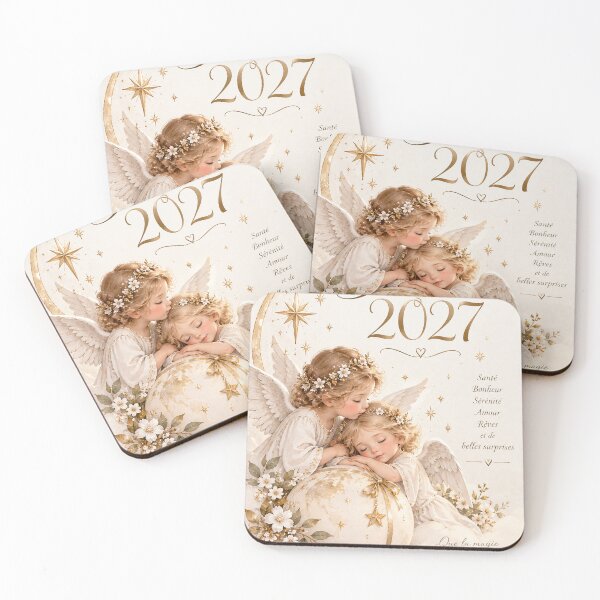 Item preview, Guardian angels greeting cards 2027 designed and sold by PIERREetMAILLES.