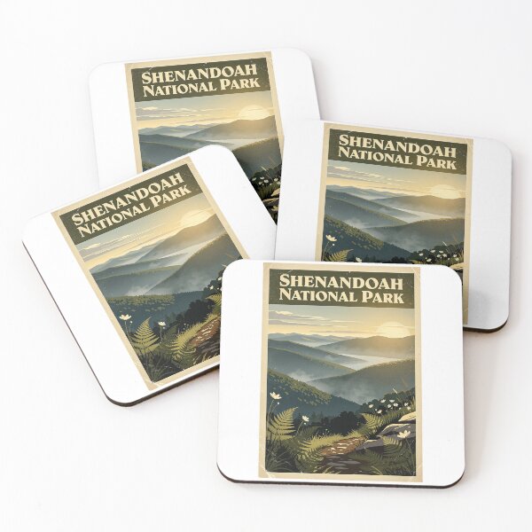 Item preview, Shenandoah National Park Vintage Travel Art designed and sold by Teelogic.