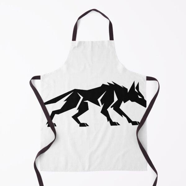 Item preview, Geometric Running Wolf Silhouette designed and sold by matybrak.