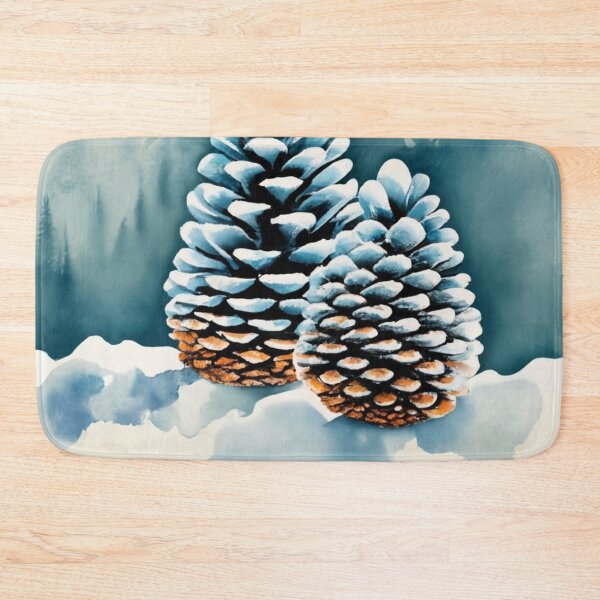 Item preview, Frost Covered Pine Cones designed and sold by Gustavo Navarro.