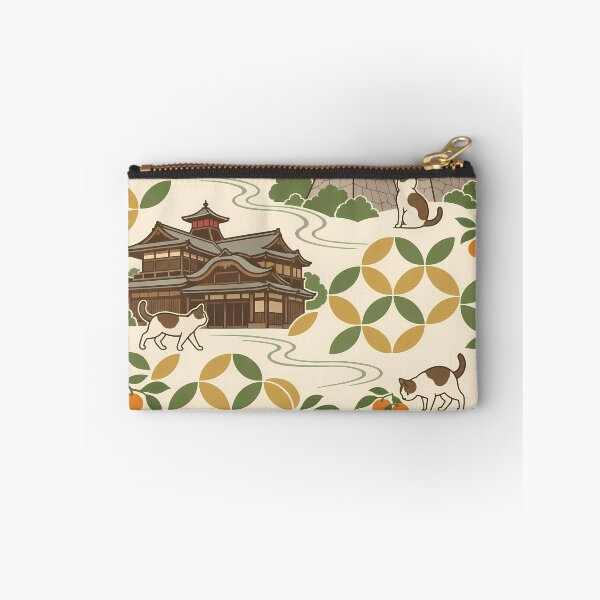 Item preview, Ehime Cats and Shippo Japanese Pattern designed and sold by DAYAMA Japan.