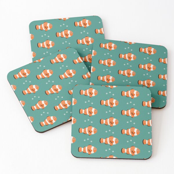 Item preview, Clownfish on blue designed and sold by reneesillus.