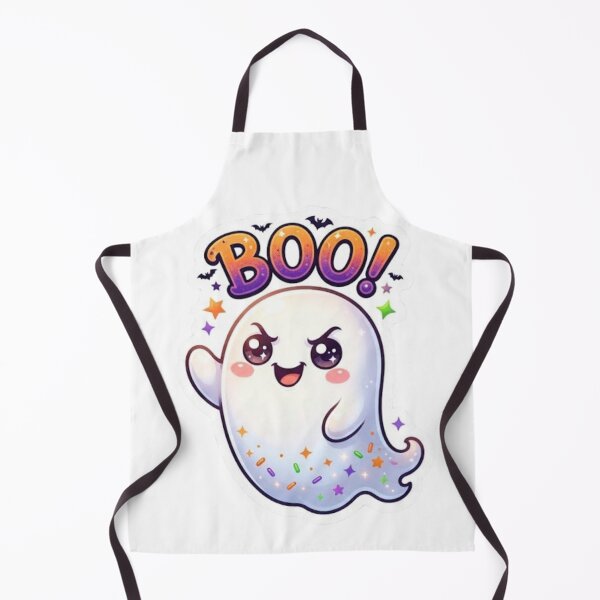 Item preview, Cute Halloween Ghost Sticker – Spooky Halloween Design designed and sold by lailakhalaf.