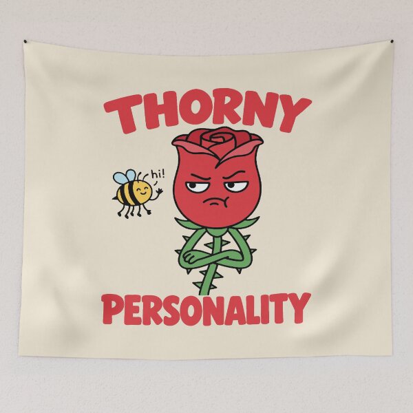 Item preview, Thorny Personality - Prickly Rose  designed and sold by Regal Rev.