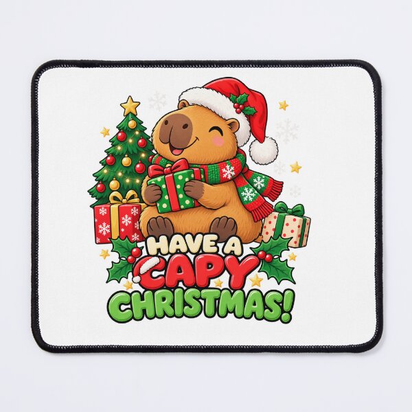 Item preview, Cute Christmas Capybara Holiday Gift designed and sold by CapybaraTravels.