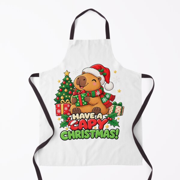 Item preview, Cute Christmas Capybara Holiday Gift designed and sold by CapybaraTravels.