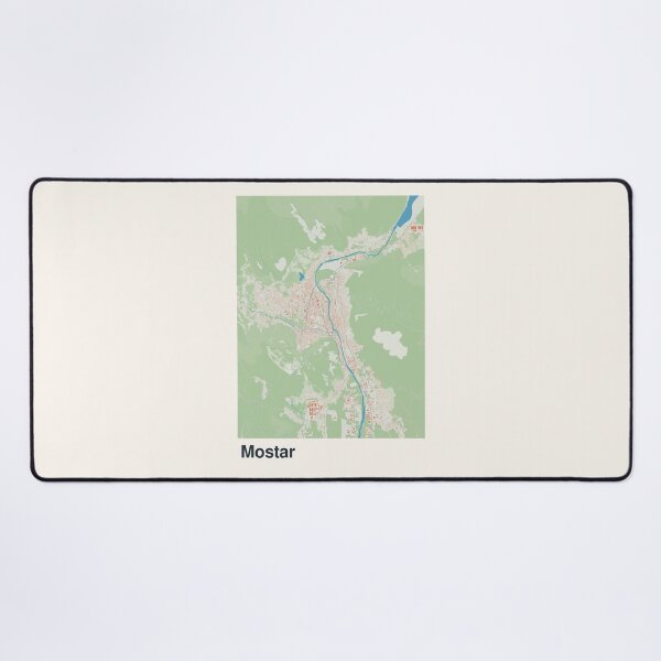 Item preview, Mostar Minimalistic Map Art designed and sold by MapsNerd.