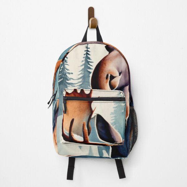 Item preview, Moose in a Quiet Winter Forest designed and sold by Gustavo Navarro.
