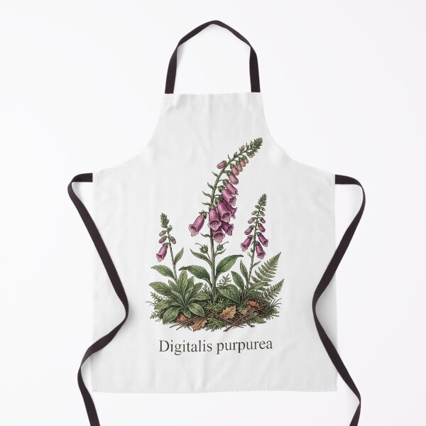 Item preview, Digitalis Purpurea Foxglove Vintage Botanical Illustration designed and sold by Sekla-Studio.