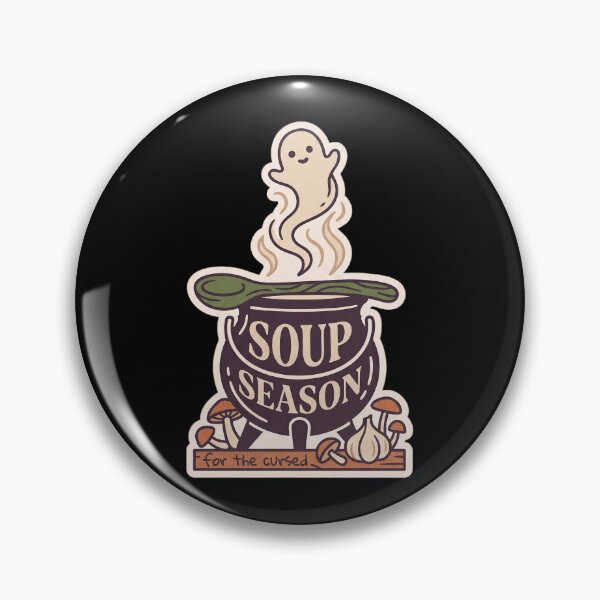 Item preview, Soup Season for the Cursed — Cozy Witch Cauldron designed and sold by TheCalmEdit.